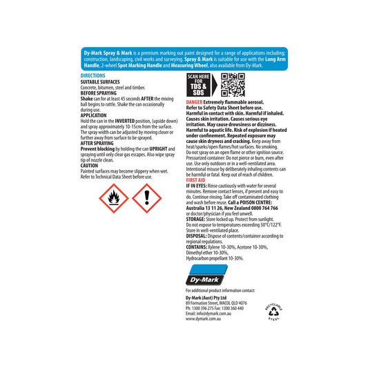 Dy Mark Spray and Mark - 350g - Paint - Toluene-Free – view 2 - Auzzistore