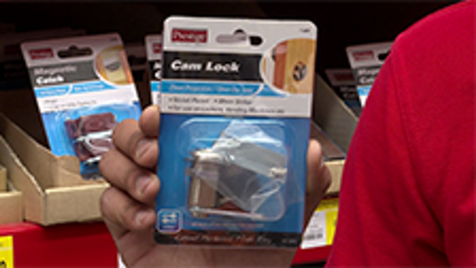 Prestige 23mm Cam Lock - Brass Steel - Nickel Plated - Secure Locking – view 2 - Auzzistore