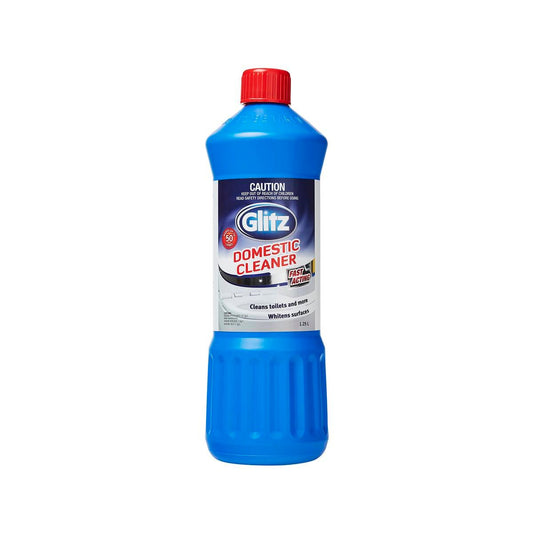 Glitz Domestic Cleaner - 1.25L - HDPE Plastic - Anti Bacterial
