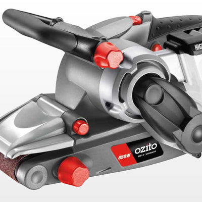 Ozito Belt Sander 75 x 533mm 850W Variable Speed Plastic Metal