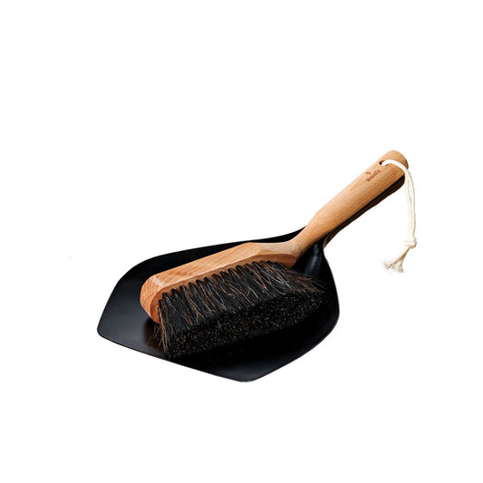 Scandia Fireside Ash Pan and Brush Set - 220mm x 330mm - Lightweight - 3 Colours