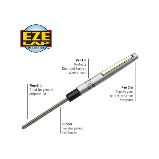 EZE-LAP Diamond Pen Type Sharpener - 600-Grit - Steel - Compact Design – view 2 - Auzzistore
