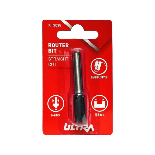 Ultra Router Bit - Straight 9.5mm - Tungsten Carbide - Durable - Auzzistore