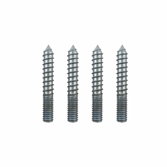 Adoored Furniture Leg Studs - 3/8" - Zinc Plated - Easy Install - 4 Pack - Auzzistore