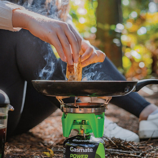 Gasmate Turbo Butane Portable Stove and Pot Set - 0.8L Aluminium Pot - Compact Design - Quick Boil Technology – view 2 - Auzzistore