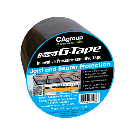 Cagroup Bearer Protector Tape - 100mm x 20m - Woven Cloth - Moisture Seal - Auzzistore