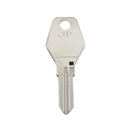 EHI Blank Key - 50mm x 20mm - Nickel Plated Brass - Silver - Auzzistore