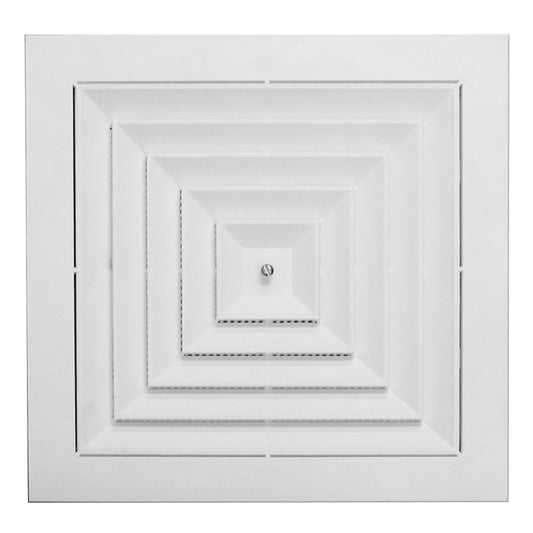 Haron Ceiling Vent - 270 x 270mm White Plastic - Durable Ventilation Solution - Auzzistore