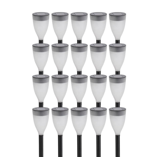 Solar Magic Colour Led Path Light - 20 Pack - Plastic - Solar Powered