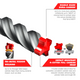 Diablo Rebar Demon SDS-Plus Hammer Drill Bit 16 x 265mm - Durable, Precision