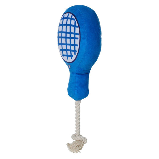 Happy Tails Tennis Racket Plush Toy - Interactive Dog Toy 140mm x 370mm – view 2 - Auzzistore