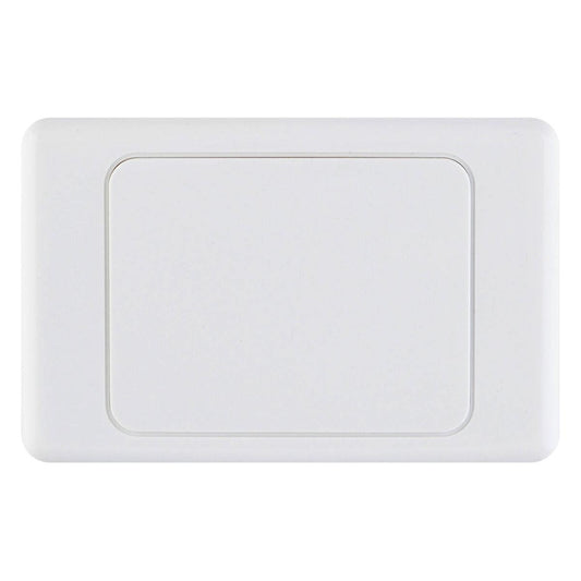 DETA Blank Wall Cover Plate - 10 Pack - Polycarbonate - Durable Design - Auzzistore