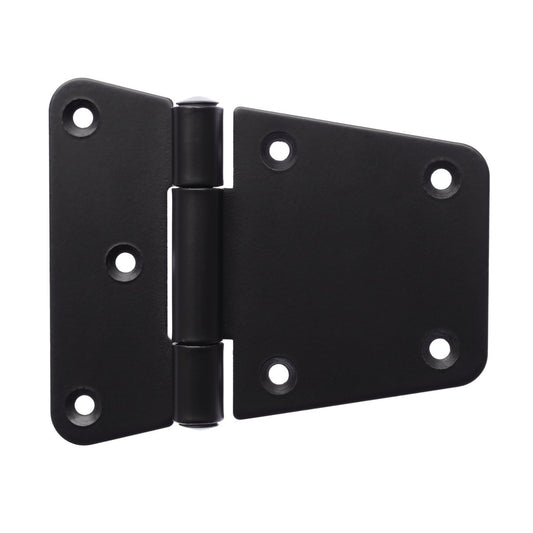 Zenith 130mm Matte Black Tapered Gate Hinge 2 Pack - Heavy-Duty Steel – view 2