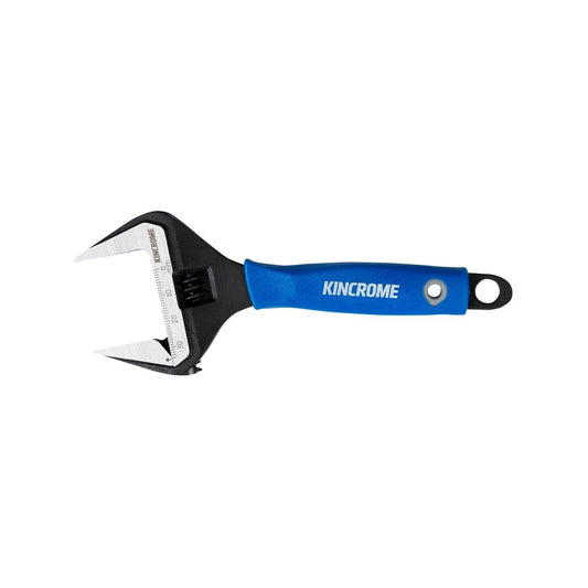 Kincrome 150mm Adjustable Wide Mouth Wrench - Chrome Vanadium Steel - Ergonomic Design