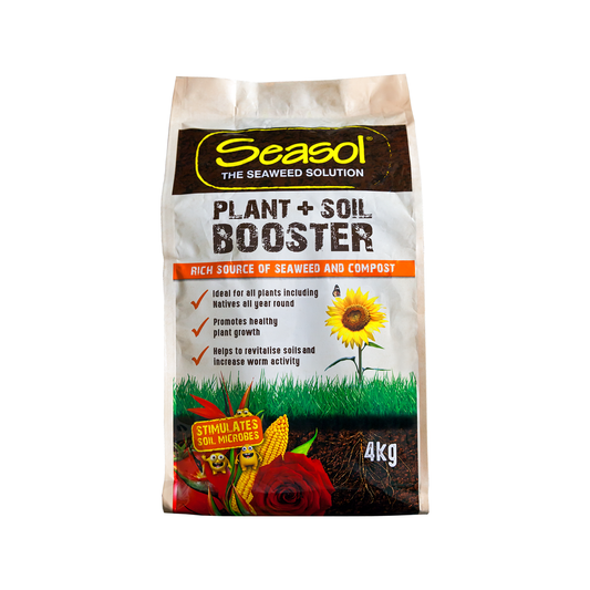 Seasol Plant Soil Booster 4kg - Granular - 227mm x 430mm x 100mm - Auzzistore