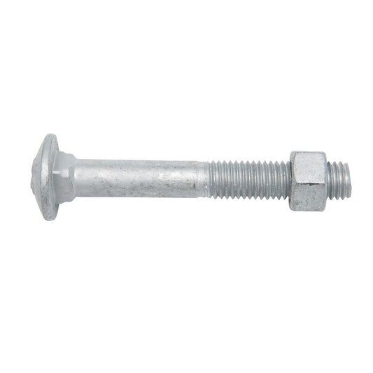Zenith Hot Dip Galvanised Cup Head Bolts Nuts M12 x 75mm 12 Pack – view 2 - Auzzistore