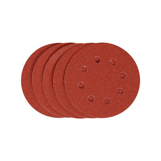 Irwin 115mm Quick Fit Random Orbital Sanding Discs 5 Pack - 80 Grit - Aluminium Oxide – view 2 - Auzzistore