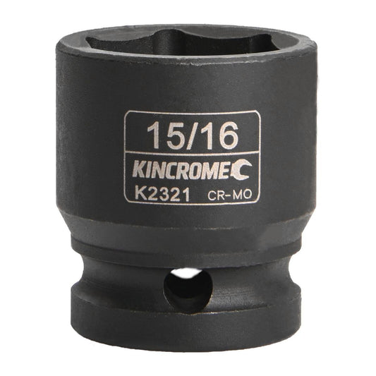 Kincrome 15/16 Square Drive Impact Socket Cr-Mo Steel Durable - Auzzistore