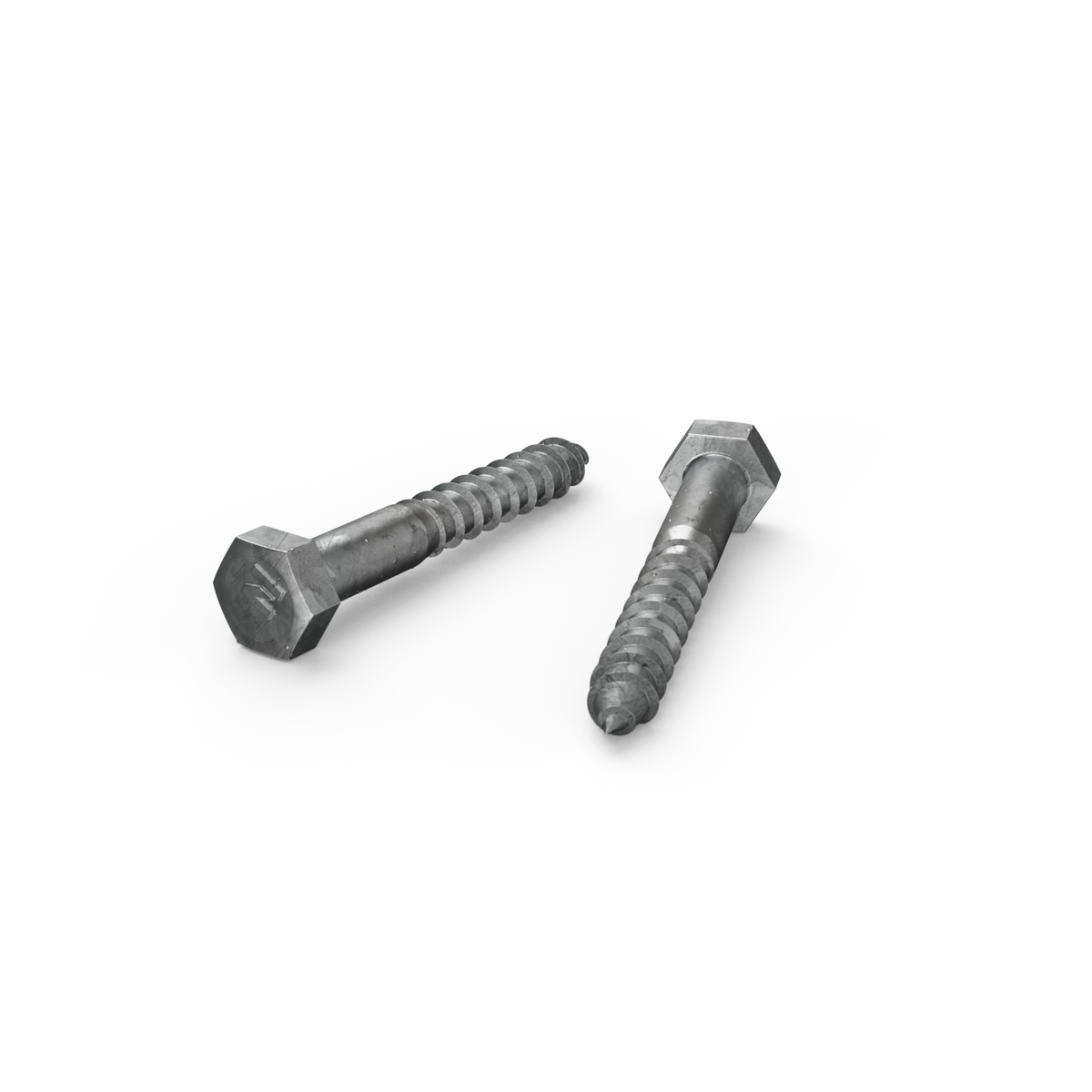 Zenith Hot Dip Galvanised Hex Head Coach Screws M8 x 60mm 25 Pack