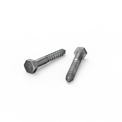 Zenith Hot Dip Galvanised Hex Head Coach Screws M8 x 60mm 25 Pack