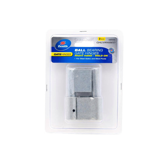 Zenith Gate Hinges - Galvanised Steel - 2 Pack - Durable - Easy Install