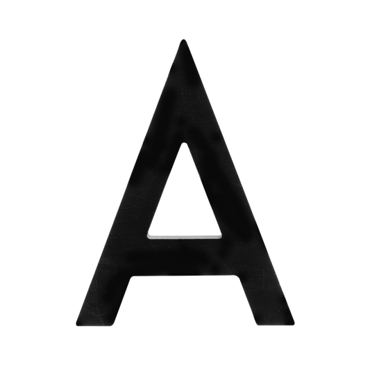 Sandleford 100mm Black Edge Letter A - Durable Signage - Weather-Resistant - Auzzistore
