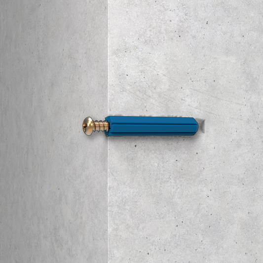 Ramset Blue Wall Plugs 8 x 50mm Plastic 50 Pack Easy Insertion – view 2 - Auzzistore