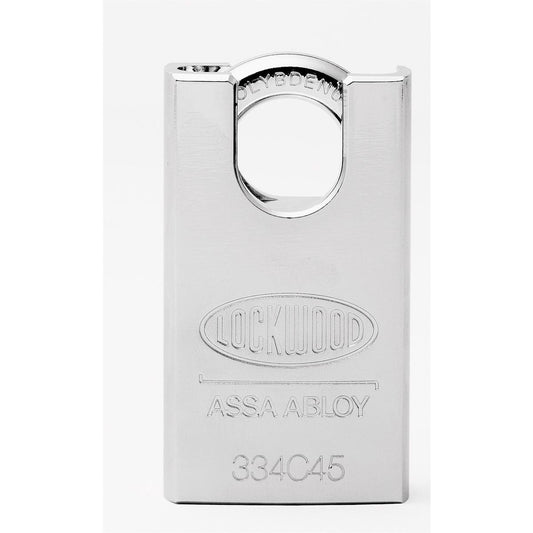 Lockwood High Security 334 Padlock 19mm Shrouded Steel Case Durable - Auzzistore