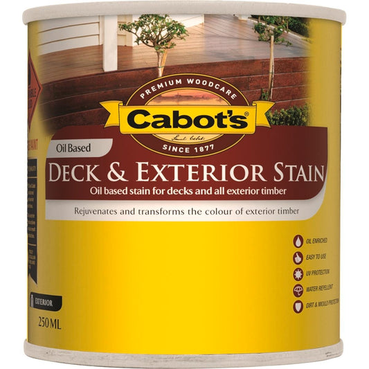 Cabot S October Brown Oil Based Deck Stain 250ml Durable Easy Use - Auzzistore