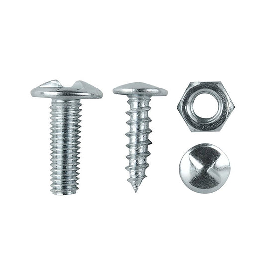 Pinnacle Anti Theft Bolts and Screws 22 Pack Metal Zinc Plated Durable - Auzzistore