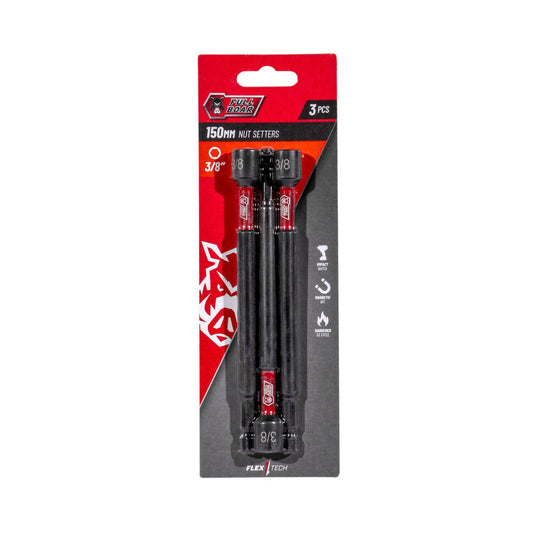Full Boar Magnetic Impact Nut Setters 3 Pack - 3/8" x 150mm - Durable, High-Torque - Auzzistore