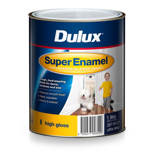 Dulux 1 L Super Enamel Paint High Gloss Ultra Deep