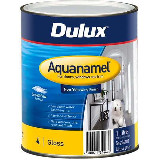 Dulux Enamel Paint - 1L - Ultra Deep - Water Based - Fast Drying - Auzzistore