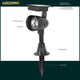 Luxzone 35cm Aluminium LED Solar Pathway Light - 60 Lumens - Weatherproof