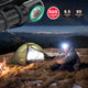 Swiss Tech 600lm Rechargeable Turbo Headlight - Compact Aluminium - 90m Beam Distance - 2 Hours Operation