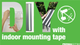 Permastik Indoor Mounting Tape - 12mm x 20m Foam - Holds 5kg