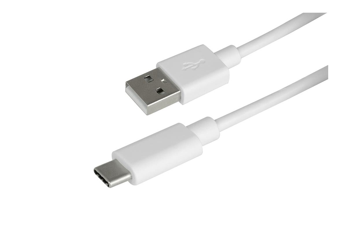 1m USB-A to USB-C Cable (White) | Auzzi Store