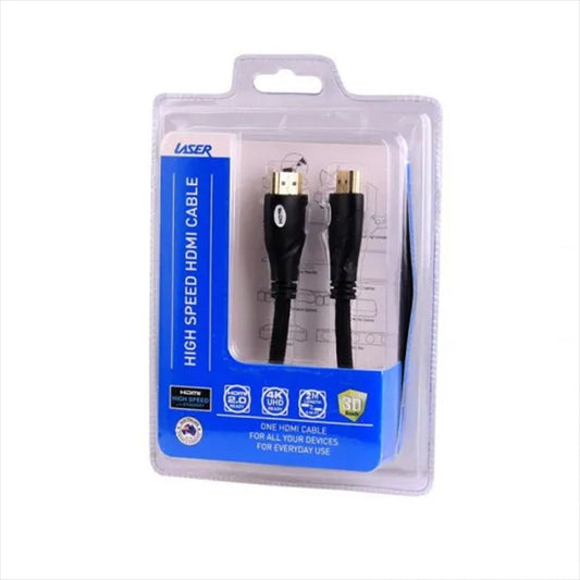 2 meter 4K HDMI & 3D TV Cable 2.0M | Auzzi Store
