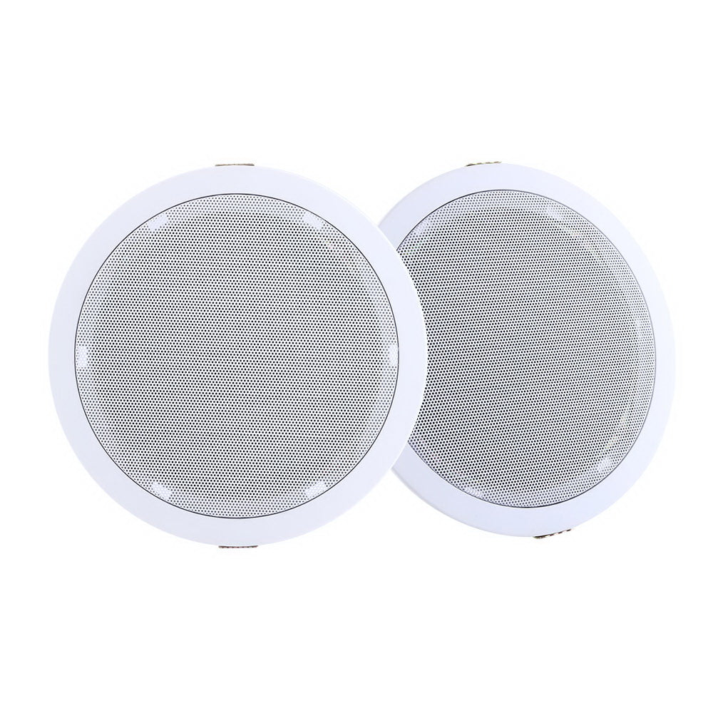 2 x 6" In Ceiling Speakers Home 80W Speaker Theatre Stereo Outdoor Multi Room | Auzzi Store