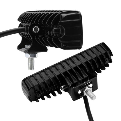 2 x 6inch 18W LED Work Light Bar Driving Lamp Flood Truck Offroad MINING UTE 4WD | Auzzi Store