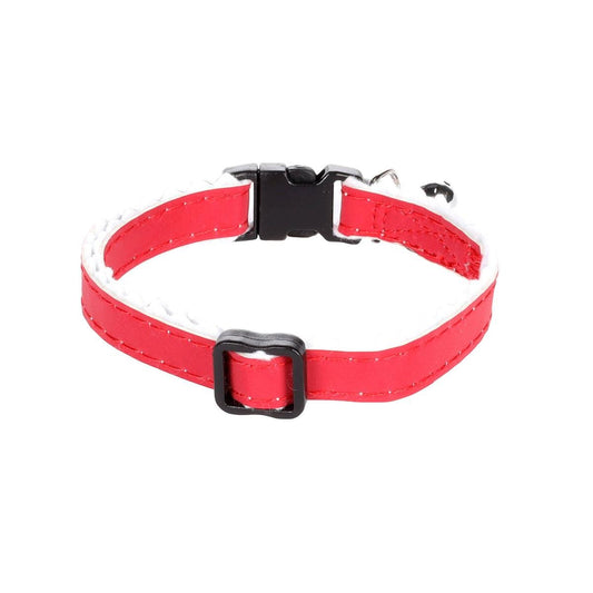 Flamingo Cat Collar - Lined Bright Ziggi - 30cm - 5 Assorted Colours - Adjustable Safety Buckle