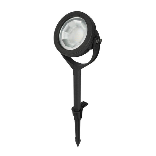 Brilliant Lighting 10W Grevillea LED Garden Flood Light 137mm Black
