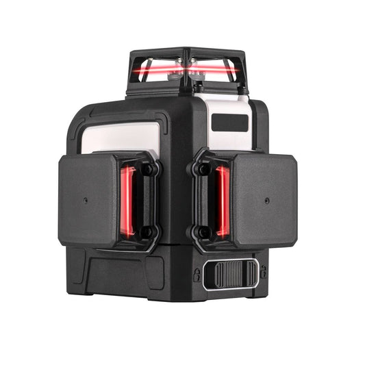 Lasertec 3DR Multi Line Laser - Self-Leveling Measurement Tool - 3 Lines - 85mm x 115mm x 110mm - Auzzistore