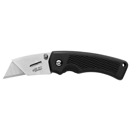 Gerber Black Edge Tachide Utility Knife - Replaceable Blade - Rubber Handle - 70mm x 241mm - Lightweight - Auzzistore