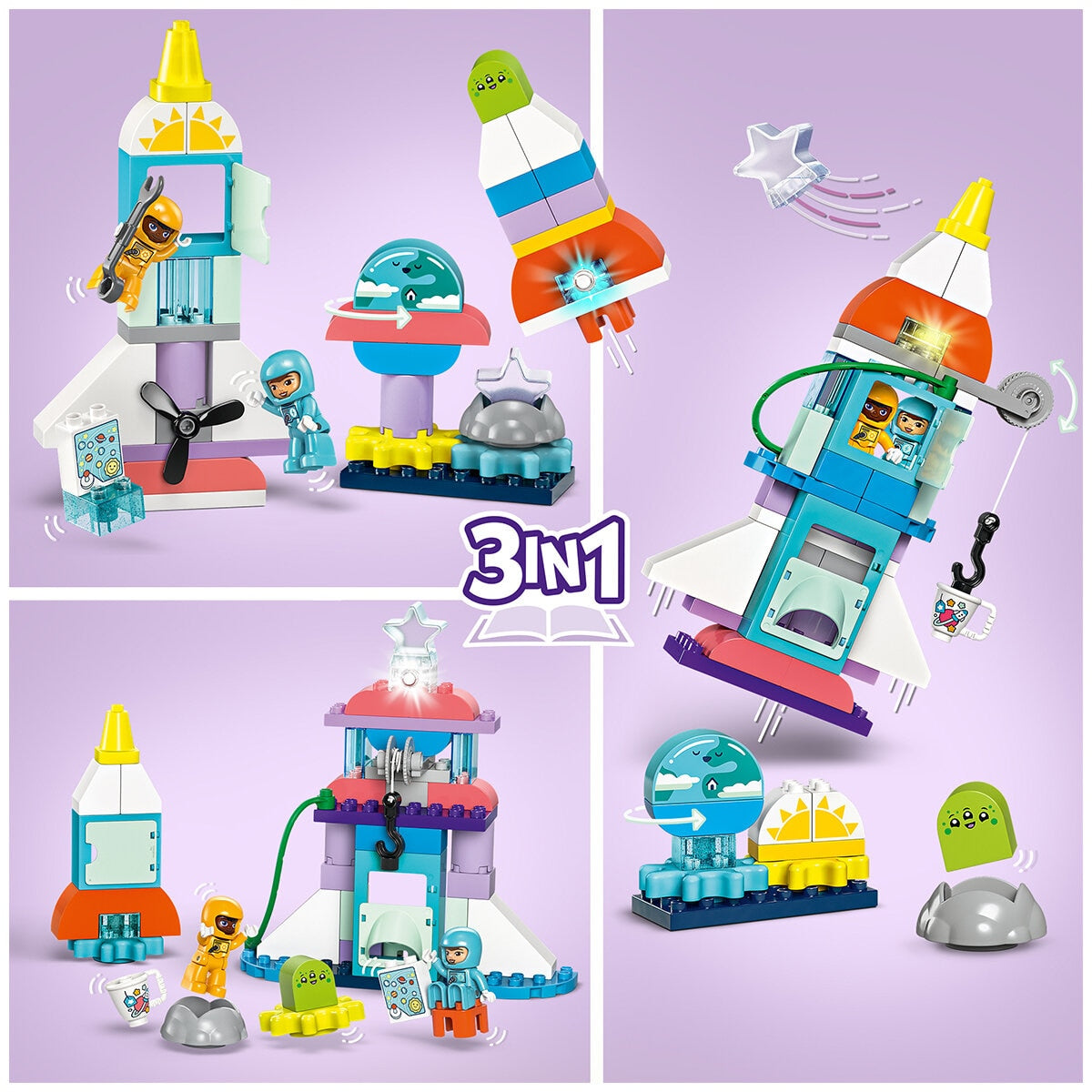 LEGO DUPLO 3 In 1 Space Shuttle Adventure 10422