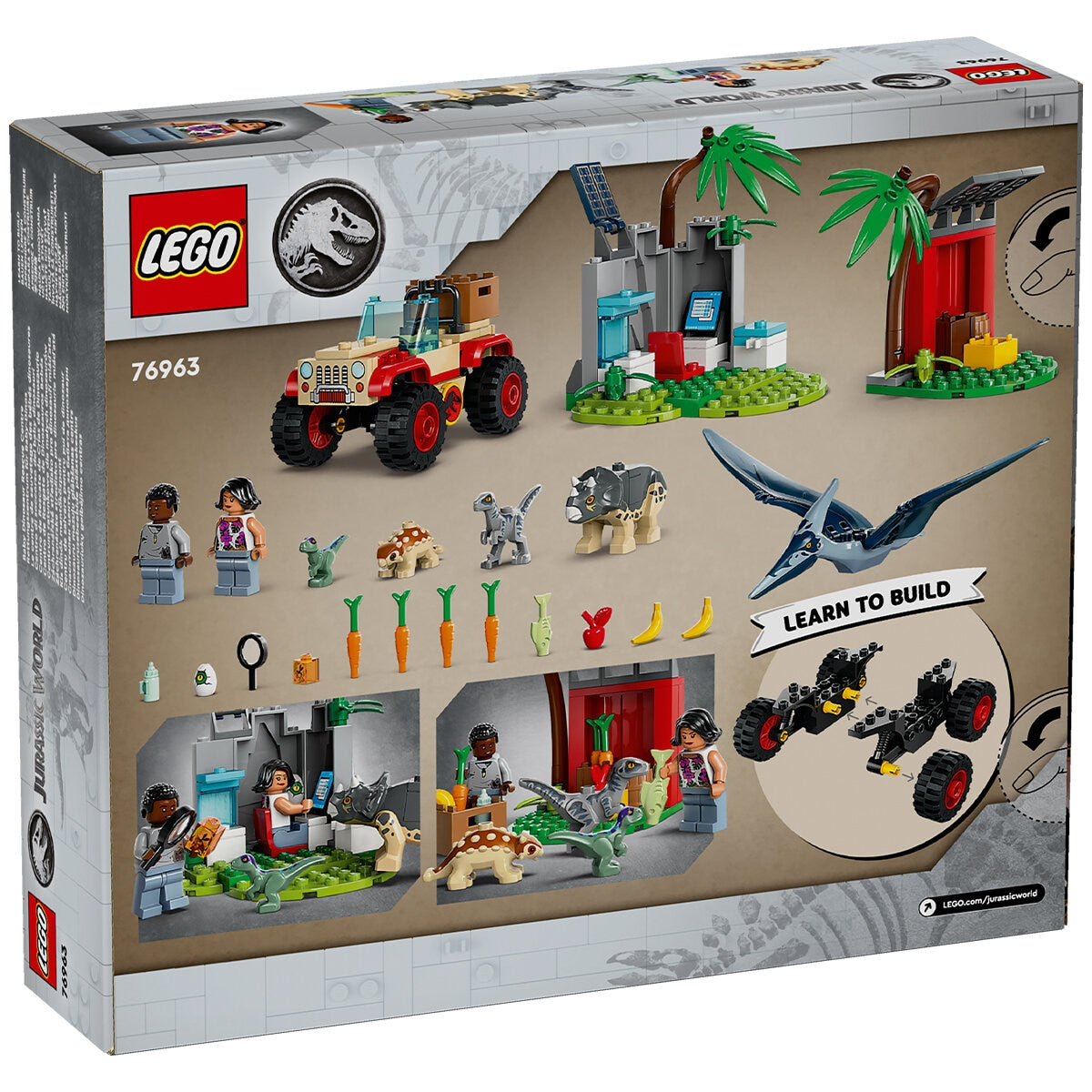 LEGO Jurassic World Baby Dinosaur Rescue Center 76963
