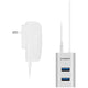 mBeat 7 Port USB 3.0 Aluminium Slim Hub With Power For PC And Mac Silver MB-HUB768 – view 3