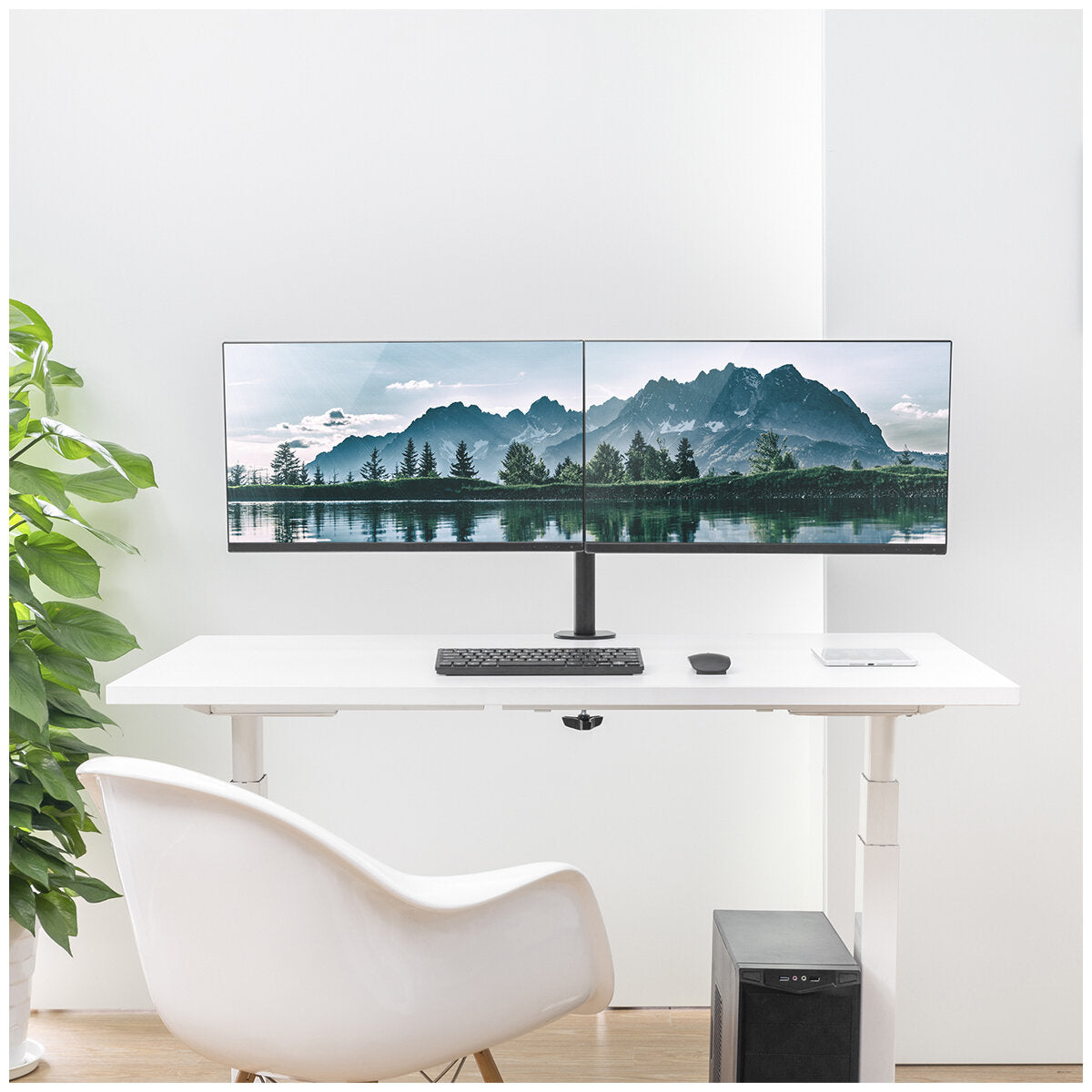 activiva ErgoLife Dual Monitor Arm ACA-BMA-DC01K Supports 13-32 Inch Screen Size