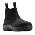 Bata Industrials Women’s Black Juno Slip On Safety Boot US Size 11 - Steel Toe - Slip Resistant - Durable Leather