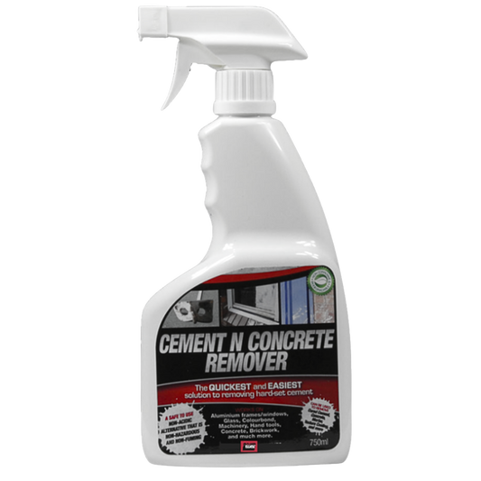 Builders Edge Cement N Concrete Remover 750ml Plastic Easy Clean